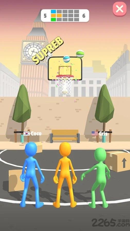 five hoops破解版下载,fivehoops,篮球游戏,io游戏